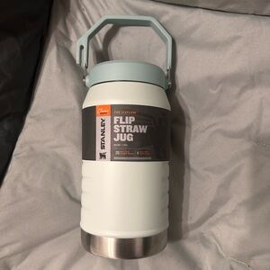 Stanley 64oz light blue Flip Straw Jug with Light Blue Handle